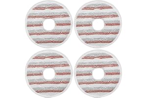 YUUNAIE Mop Pads Replacement for Vileda Clean Spin Head Refills, Washable Mop Head Replacement Cloth Microfiber for Cleaning Floor