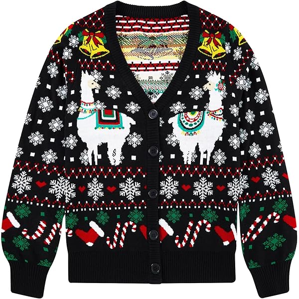 Foute kersttrui / sweater heren - All I want for Christmas - piemel/vagina - zwart - warenhuis