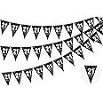 Cheereveal 16. Geburtstag Dekoration – 3 Pack Wimpelkette In Marineblau & Silber, 36 Flaggen