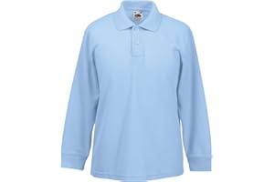 Fruit of the Loom - Polo Manica Lunga - Bambino