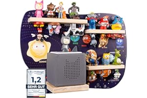 ‎BUNNYBOO bunnyboo Toniebox Regal - für Toniebox und Figuren - ausreichend Platz für bis zu 32 Tonie Hörfiguren - Tonie Astronaut - geprüfte Qualität - Für Junge und Mädchen