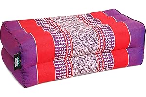 ANADEO YogaProducts Standard - Coussin de Yoga et Méditation Standard Zafu - Kapok Haute Densité 100% Naturel - Confort et Fermeté - Stabilité d'Assise