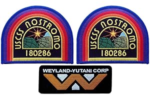 Titan One Europe USCSS Nostromo Weyland Yutani Corp Alien Movie Collector Uniform Cosplay Patch Set
