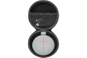 YIIWAY Hard Travel Case Compatible with Ultimate Ears MINIROLL Portable Bluetooth Speaker, Case Only - Black YC80013