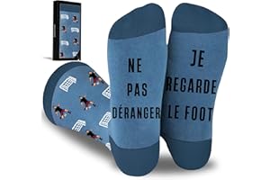 NALKEEZ Chaussettes Humour homme,Cadeau Original anniversaire homme,Chaussettes rigolotes,Gaming,Foot,Drole,Rigolo,Personnalisé,Idée Cadeau Ado Garçon,Papa,Coffret Cadeau Homme,Gamer,Jeux vidéo
