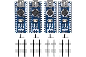 DORHEA 4pcs for Nano Board 5V 16M V3.0 Micro Microcontroller Board with PIN Headers Pin Unsoldered Compatible with Electronics Development Board Nano 3.0