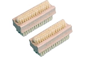 Brushmann 2 Pack Wood Nail Brush / Scrubbing Brush