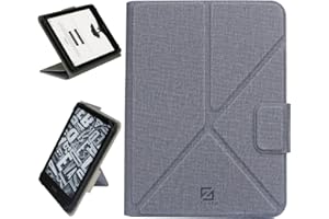ZhaoCo Universal Case Cover for 6.8" Kindle Paperwhite 2021/7'' Paperwhite 2024/7'' Colorsoft Signature Edition 2024 Ebook Reader - Gray