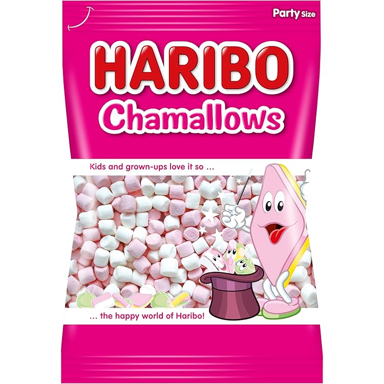 Chamallows Minis Rose & Blanc Haribo | Happy Candy