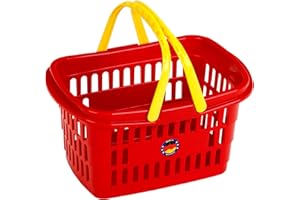 Theo Klein 9692 Koszyk zakupowy | Solidny koszyk wykonany z plastiku wysokiej jakości | Praktyczne uchwyty odpowiednie dla dzieci I Zabawki dla dzieci od 2 lat