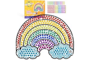 PURPLE LADYBUG SunGemmers Sonnenfänger Mosaik Bastelset - Fensterbilder für Kinder, Geschenke für Mädchen und Jungen im Alter von 6-12 Jahren - Bastelset für Mädchen ab 10 Jahren