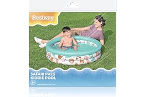 Bestway Piscina para niños Safari Pals de Φ40 x H10/Φ1.02m x H25cm