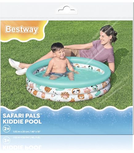 Strandpool Für Kinder & Babys | Wasserdichter Pfützenpool | Faltbar | Ca. 1,4x1,4 M | Mit Zubehör