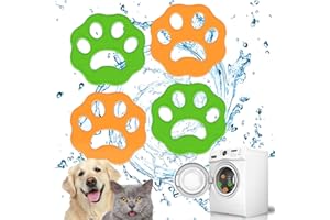 CHIMOO Cattura Peli Lavatrice Animali 4 Pcs,Acchiappa Peli per Lavatrice Cattura Peli Lavatrice Cattura Peli Riutilizzabile Raccogli Peli Animali Lavatrice Raccogli Peli Lavatrice per Togli Peli Animali