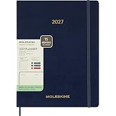 Moleskine 2027 15-Month Essential XXL Weekly Vertical Planner: Sapphire Blue