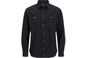 JACK & JONES Jjesheridan L/S Noos Koszulka Mężczyźni