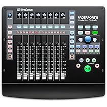 PreSonus FaderPort 8, DAW-Mixer-Controller für Musikproduktion mit 