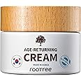 rootree Mobitherapy Age-Returning Cream 60g - Korean Skin Care, Anti-Wrinkle and Anti-Aging Cream, K Beauty Brigtening, Nourishing Facial Cream, Skin Radiance, Vegan & Cruelty Free, for All Skin Types