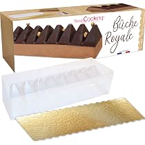 Kit Moule à Bûche De Noël En Inox Avec Insert - ScrapCooking - Pour Bûche Maison Cœur Glacé Ou Coulant - Recette Incluse - 2
