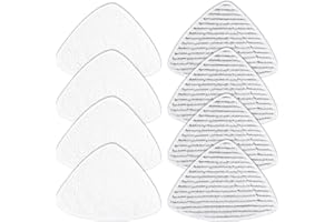 Fixbetter 8 Pcs Recambio mopa de Vapor para Vileda Steam Cleaner, para Vileda Steam Plus Cleaner, Accesorios de Repuesto para fregona Lavable y Reutilizable