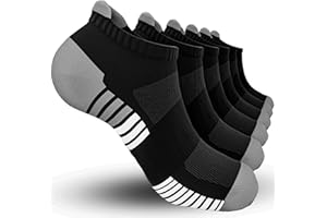 FR FABRIZA COMFORT LEGACY Fabriza Breathable Trainer Socks for Men Women - Soft & Comfortable Running Socks, Anti-Blister Cotton Sports Socks, Ankle Socks for Daily Wear (6 Pairs)