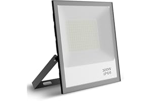 Tayire Focos LED Exterior 300W, Super Brillante Proyector LED 30000LM Foco LED, IP66 Impermeable 6500k Foco Proyector Led para Jardín, Garaje, Estacionamiento, Sitio de Construcción