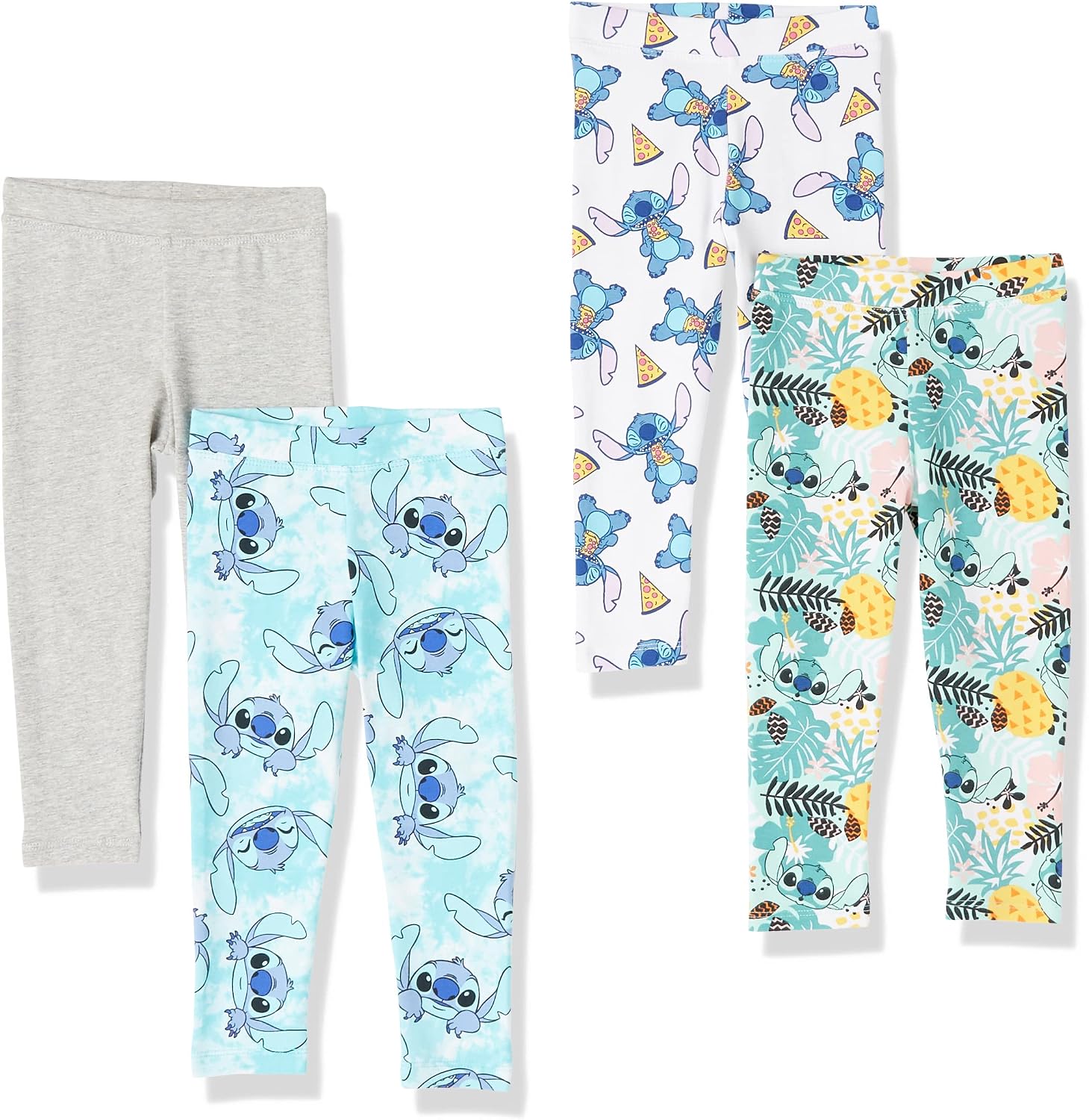 Amazon Essentials Disney | Marvel | Star Wars | Frozen | Princess Girls and Toddlers' Leggings, Multipacks