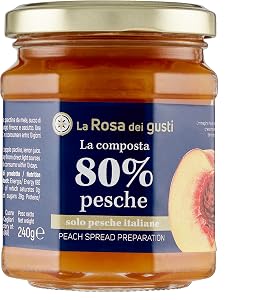 La Rosa dei gusti La Composta 80% Pesche 240 g