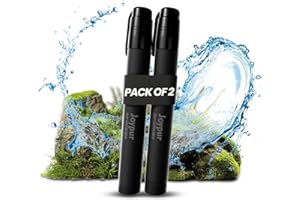 Joypur Filtri d'Acqua da Campeggio, Depuratore d'Acqua per Sopravvivenza all'aperto, Sistema di Depurazione d'Acqua Portatile, Depuratore d'Acqua di Emergenza per Escursionismo e Viaggi.(nero*2)