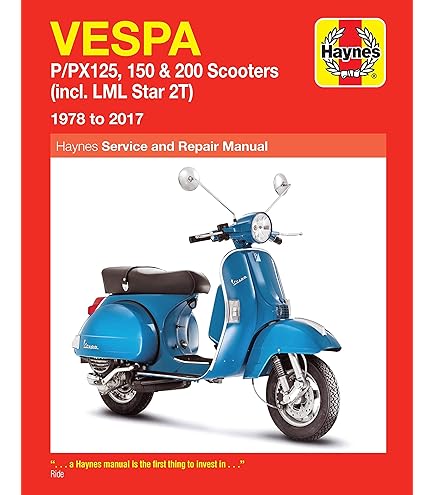 Vespa Scooters (59 - 78) (Owners Workshop Manual) : Haynes