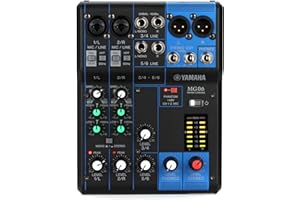 Yamaha MG06 Mixer stereo compatto a 6 ingressi