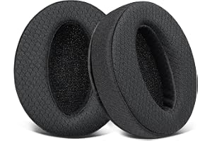 SOULWIT Mesh-tyg Ersättning Öronkuddar för Sennheiser HD 4.50BT/HD 4.50BTNC/HD4.50SE/HD4.40BT/HD4.30G/HD4.20S/HD458BT/HD 450