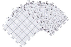 Milward Blockiermatten zum Stricken, Häkeln, Schnüren, Handarbeiten – 9 Stück 32 cm ineinandergreifende Bretter mit 2,5 cm quadratischem Gitter