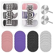 120 Stück Schleifscheiben-Set Für Pediküre – 25 Mm, Körnungen 80/120/180/240, Mit Metall-Bits