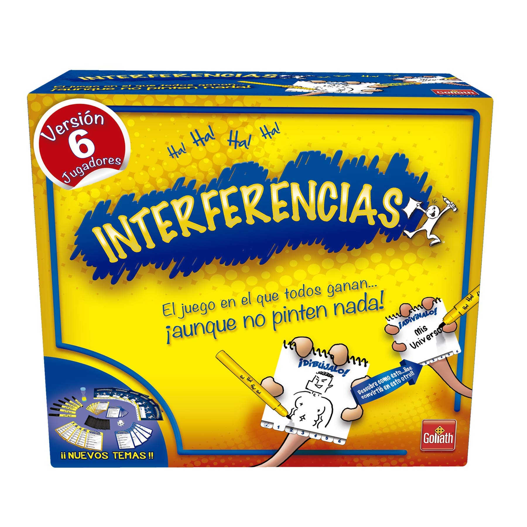 Interferencias, Juego de Mesa. 6 Jugadores
