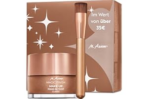 ‎M. ASAM M. Asam MAGIC FINISH Set – Make-Up Mousse Classic (30 ml) & Foundation Brush - Asam Beauty Geschenkset, Make Up Set Für Frauen, Beauty Schminkset, Ideales Weihnachtsgeschenk, Vegan