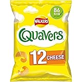 Walkers Quavers Cheese Multipack Snacks, 12 x 16 g