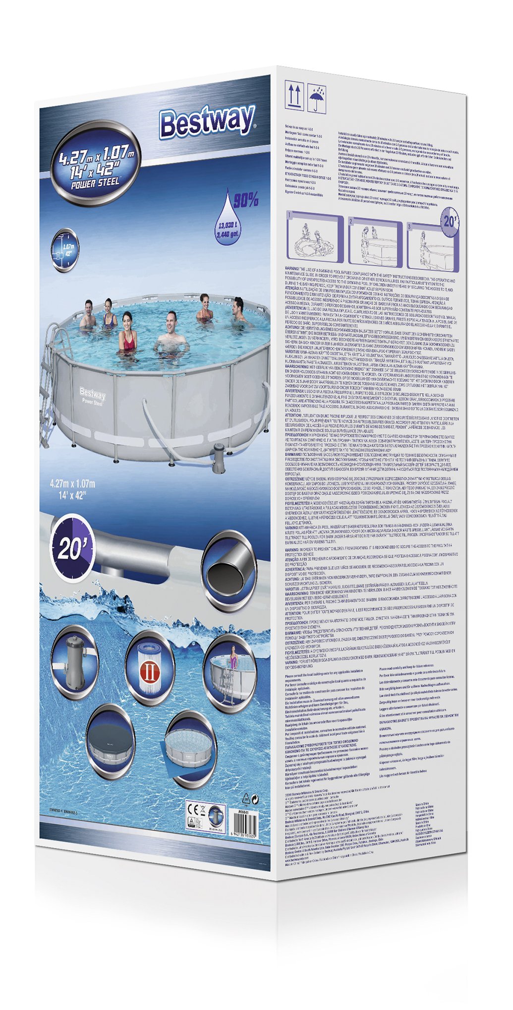 Bestway Steel Pool Set – Bild 4