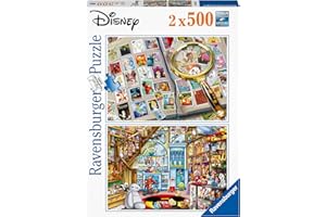 Ravensburger Klasyczne puzzle Disney dla dorosłych i dzieci od 10 lat - 2 x 500 sztuk [wyłącznie w Amazon]
