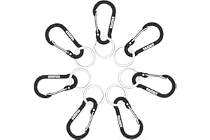 WAPAG karabińczyk z motywem wiosny, mini pasek na ramię, haczyk, klucz, inne małe przedmioty do noszenia na co dzień, do wewnątrz i na zewnątrz, do hamaków, na kemping, turystykę pieszą