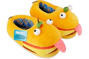 Fortnite 3D Chaussons Garçon et Ado EU 33-42, Points Antidérapants Hiver Pantoufle Enfant, Gaming Merchandise, Idée Cadeau Gamer
