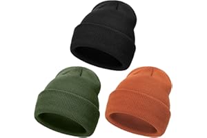 DRESHOW Toddler Beanie Bambini Cappelli Invernali Bambini Morbida Maglia Unisex Cappello per Bambini Ragazzi Ragazze Cappello Caldo per 3 Mesi-6 Anni