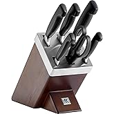 7 Piece Knife Set with Zwilling Self-Sharpening Knife Block