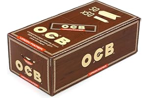 OCB 1 box OCB VIRGIN Regular size UNBLEACHED papier à rouler - total 2500 papier