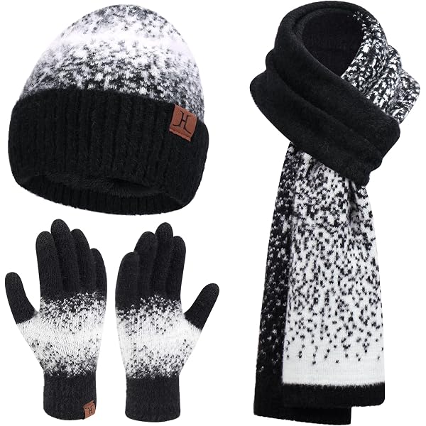 Foulard-capuche Renne En Peluche - Avec Poches Pour Mains - Écharpe, Bonnet Et Moufles 3 En 1 - Hiver Chaud