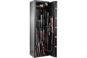 BHGYTEC Rietti Armoire Forte 10 Armes + Coffre intérieur