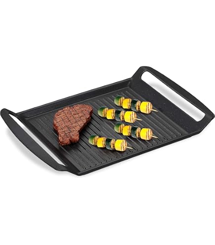 Pierre Ollaire Pour Barbecue - 30x40x2 Cm - Pierre Naturelle Réfractaire - Pour Griller Viande, Poisson, Légumes - 4
