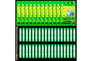 WUSANNA Knicklichter Angeln,60 Stück Packung LED Knicklicht Angeln,Nachtlicht für Angelrute,Leuchtstäbe für Angelrute,Starlight Angeln,Glow Stick Nachtangeln,für Nachtfischen Karpfen Anfänger