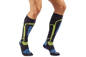 MICO CALZE SKI SUPERTHERMO con Maglia in Primaloft + Lana Merinos + Lycra, 100% Made in Italy, Pesanti e con Potere Isolante, Unisex per Uomo e per Donna Sportivi