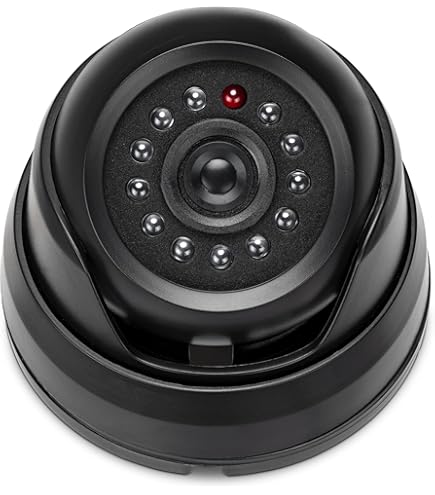 4 Telecamere Finte Con LED Lampeggiante - Dissuasore Antifurto Per Interni Ed Esterni, Facile Installazione - Foto 5